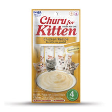 Load image into Gallery viewer, Churu Kitten Chicken 4 stangir
