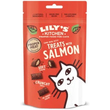 Load image into Gallery viewer, Lilly´s Cat Salmon Pillow Treat 60g