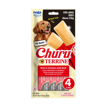 Load image into Gallery viewer, Churu Dog Terrine Rich in Chicken w/Beef (4 stangir)
