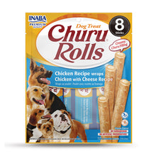 Load image into Gallery viewer, Churu Dog Rolls Chicken wraps 8 stangir
