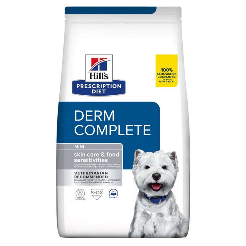 Fóður Prescri. Diet, Ca. Derm Complete mini 1 kg