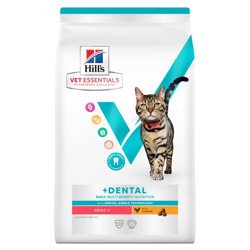 Fóður Vet Essentials Fel  Adult  A+1 Dent. Health 3 kg.