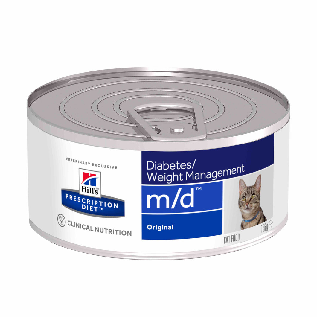 Fóður Prescription Diet, Feline m/d 156 g dósir