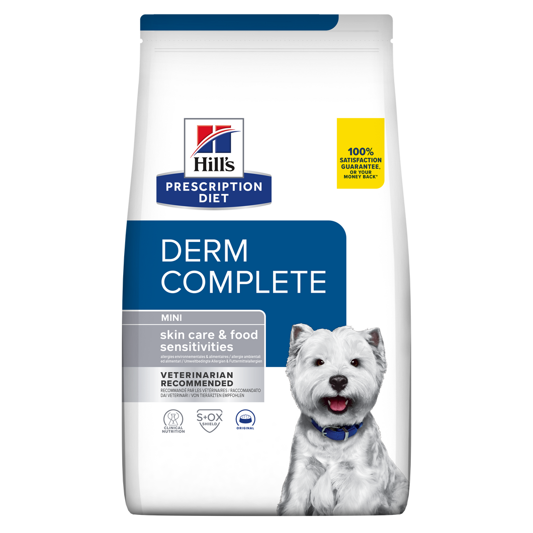 Fóður Prescri. Diet, Ca. Derm Complete mini 6 kg