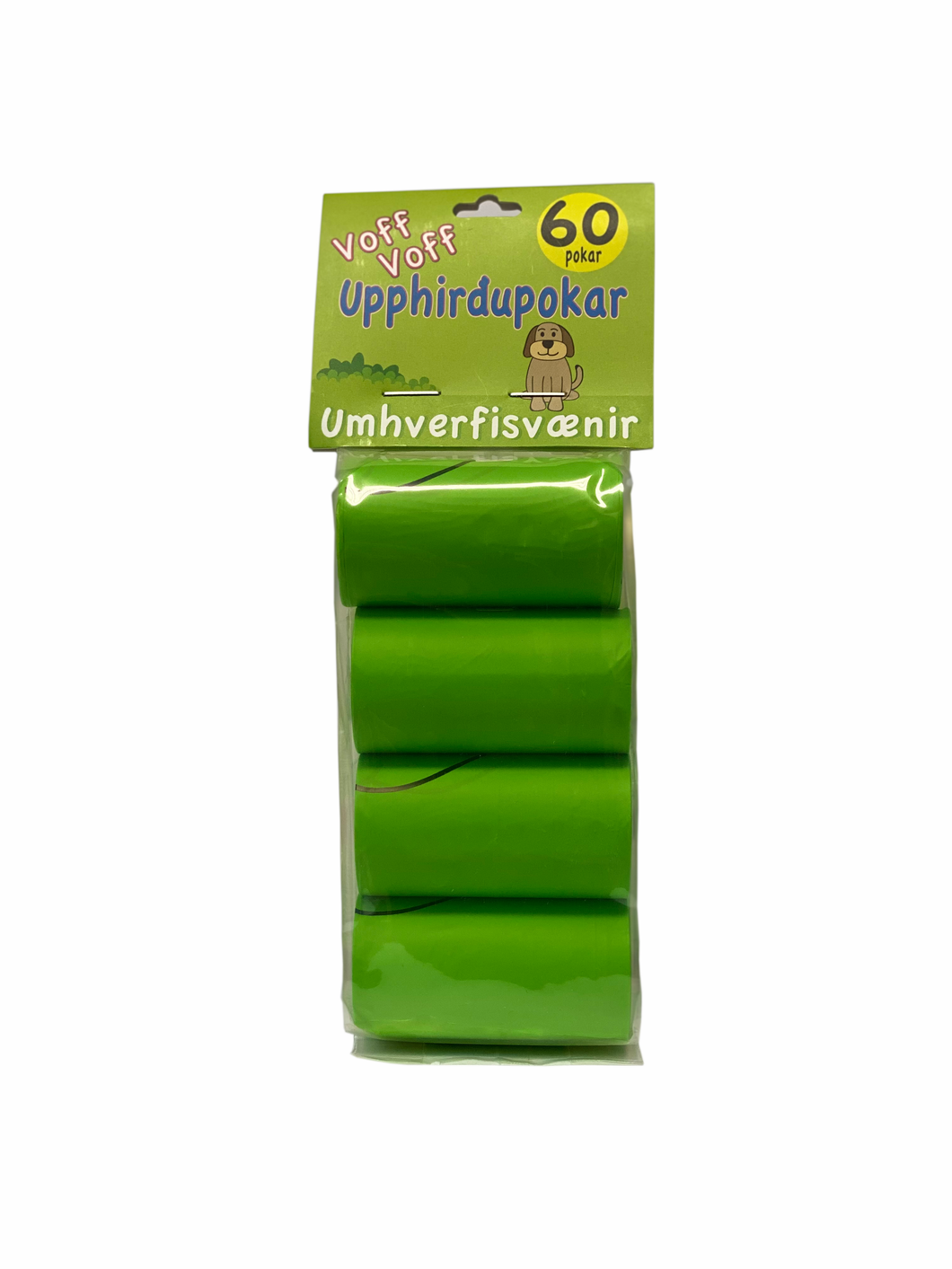 Upphirðupokar umhverfisvænir 4x15 stk