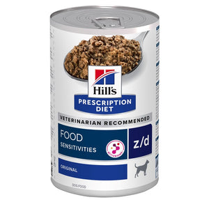 Fóður Prescription Diet, Ca. z/d Ultra Allerg Free 370 gr. dós