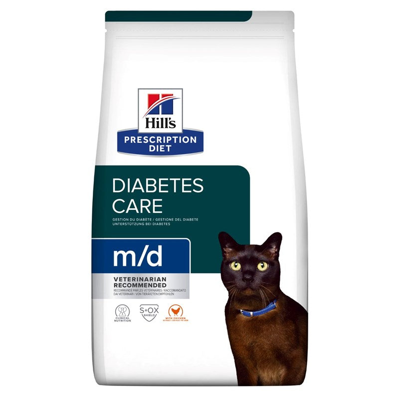 Fóður Prescription Diet, Feline m/d 1,5 kg.