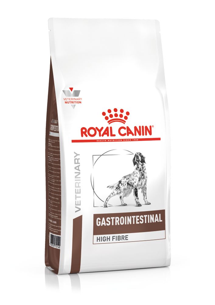 Fóður RC Gastrointestinal High Fibre  Dog, 7,5 kg.