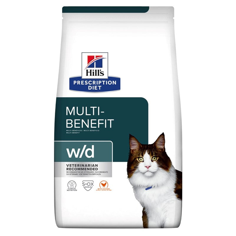 Fóður Prescription Diet, Feline w/d 1,5 kg.