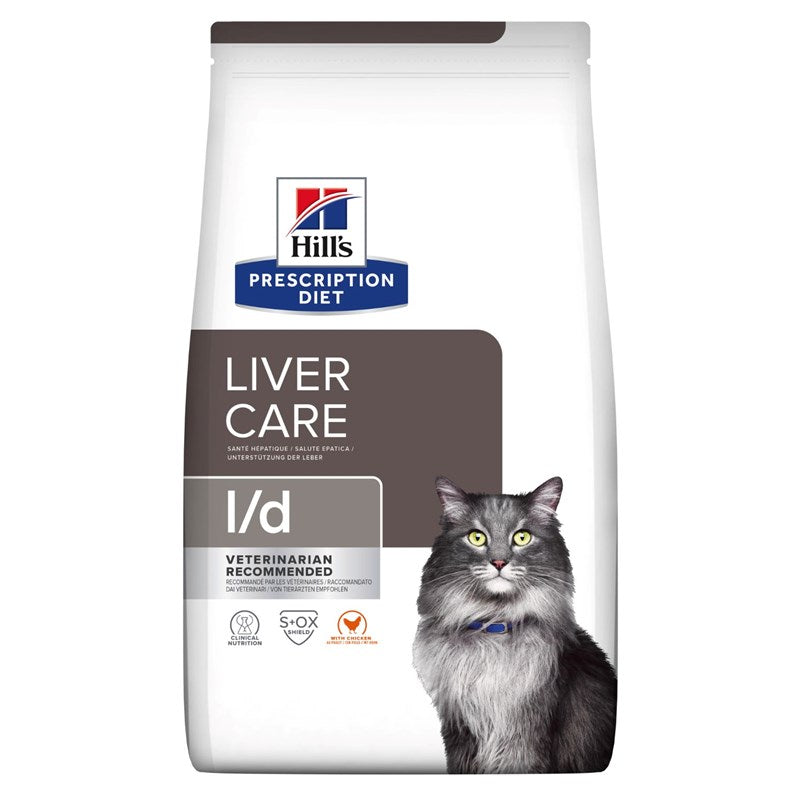 Fóður Prescription Diet, Feline L/D 1,5 kg.